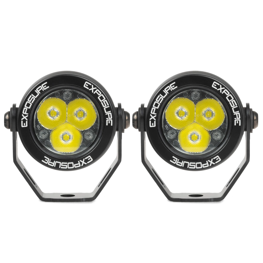 Exposure Lights R3 Adventure Automoto Light (Pair) - Yellow